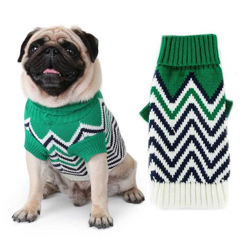 GLORIOUS KEK Dog Sweaters Winter Warm Dog Clothes Fashion Knit Pet Sweaters for Small Medium Dogs Pug Chihuahua Knitwear XSXXL S25911