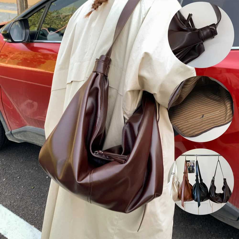 Crossbody Bag for Commuting to Work Large Capacity New Tote Bag for Spring and Summer 2025 Unisex Bag Daily Dumpling BagXJ250918