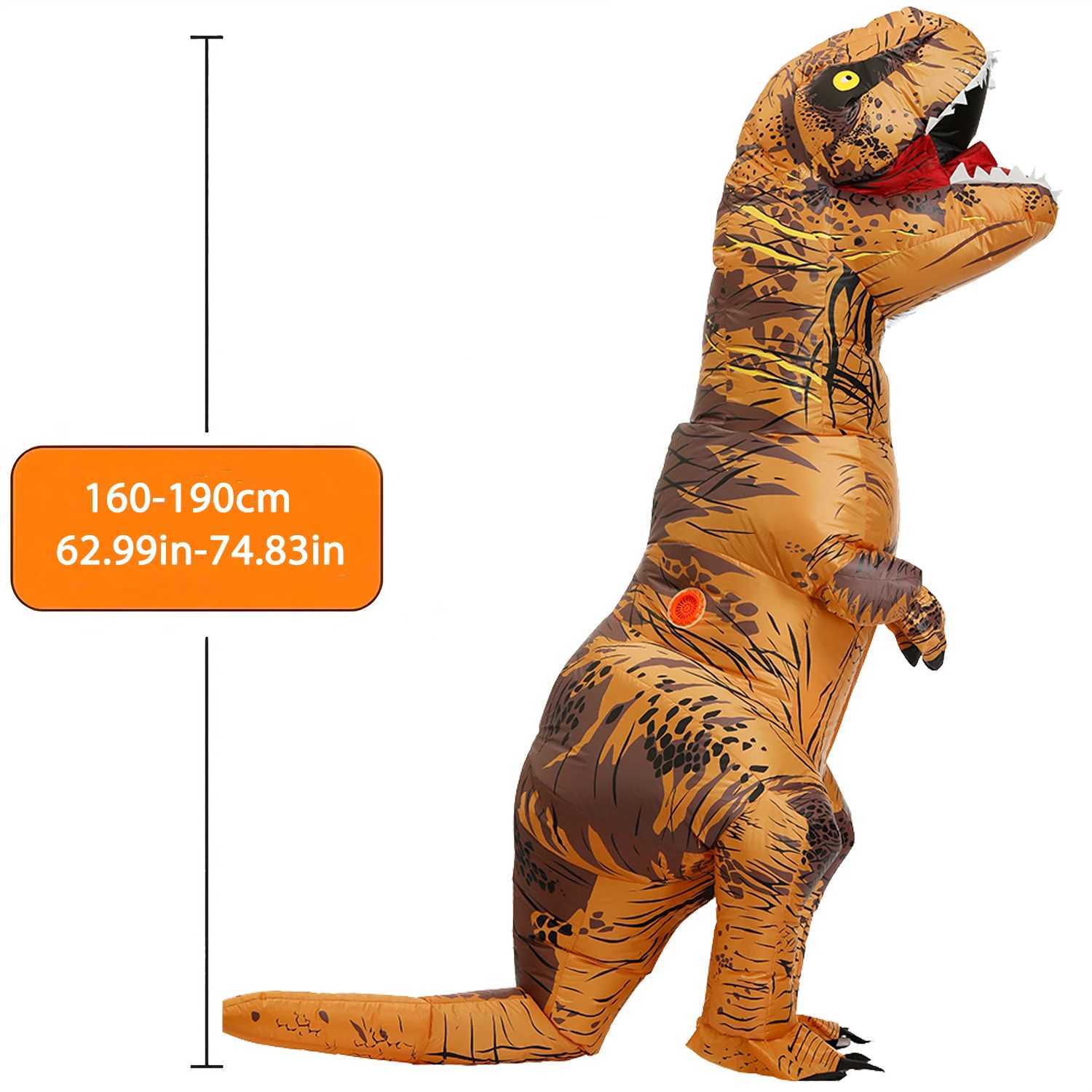 inflatable dinosaur costume adultTRex Dinosaur Costume Adults Funny Cosplay Halloween L250918