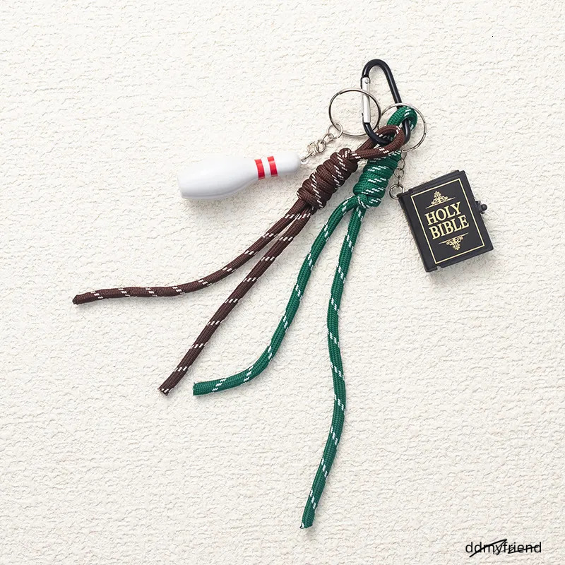 Versatile Woven Charm Keychain Bag Trendy Backpack Pendant Exquisite 250726 ddmyfriend