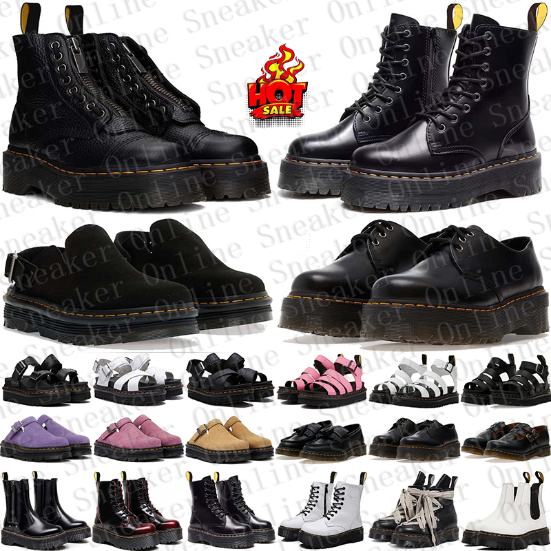 Designer drs docs martenns boots booties Shoes for mens womens winter Autumn bottes botte black sneakers over the knee snow high boot