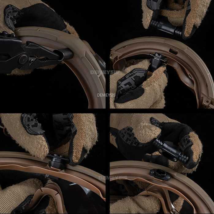 Tactical Goggles Anti Fog Ventilation Fan Adjustable Head Strap for Airsoft Motorcross Mountaineering Ski Defogging Fan J250919