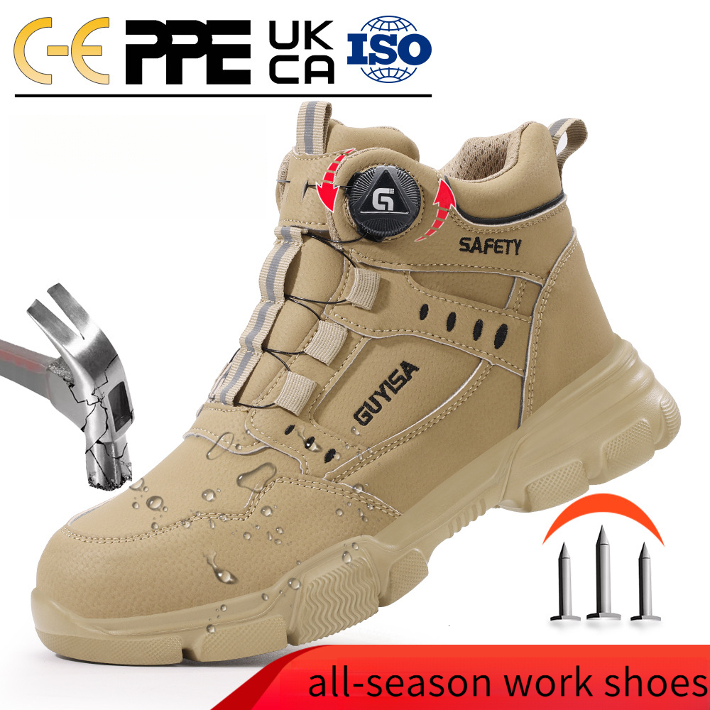 Ddmysheep casual shoes breathable unisex shoes anti-stab anti-shatter lightweight safe shoes with steel toe caps intelligent fasteners all-season work