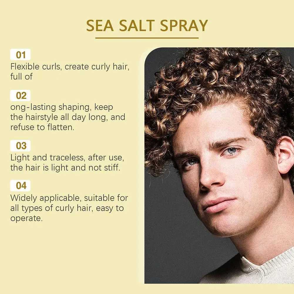 Sea Salt Spray Improving Volumizing Natural Sea Salt Hair Styling Spray For Men Women Light NonGreasy Fluffy Hair Fixing Spray F250918