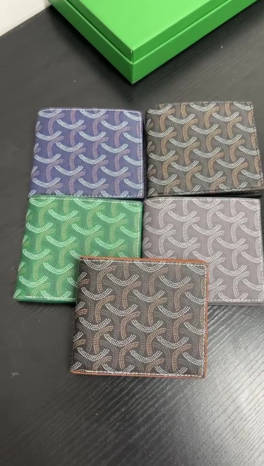 Designers bag canvas Men women ayoG wallets flower card holder women fashion plaid style purse Clutch wallet luxurys Man Bags with box