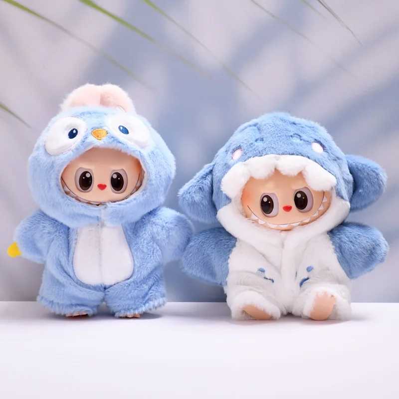 Clothes For Labubu 17cm II Idol Dolls Sitting Party The Monster Outfit Accessories Clothing Kids Gift Cute Penguin Baby Jumpsuit C250919