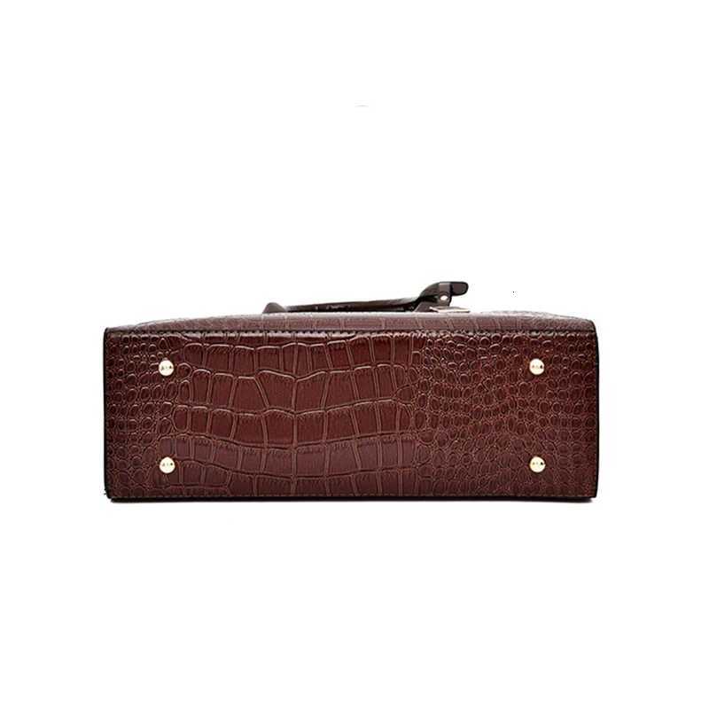 Patent Leather Women Messenger Bags Crocodile Female Crossbody Shoulder Hand Bags for Women High Quality Ladies Handbags Z250915