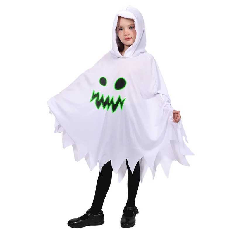 Halloween Childrens Ghost Costume Cosplay Props Night Light Ghost Baby Dress up Horror Festival Party Performance Costume L250918