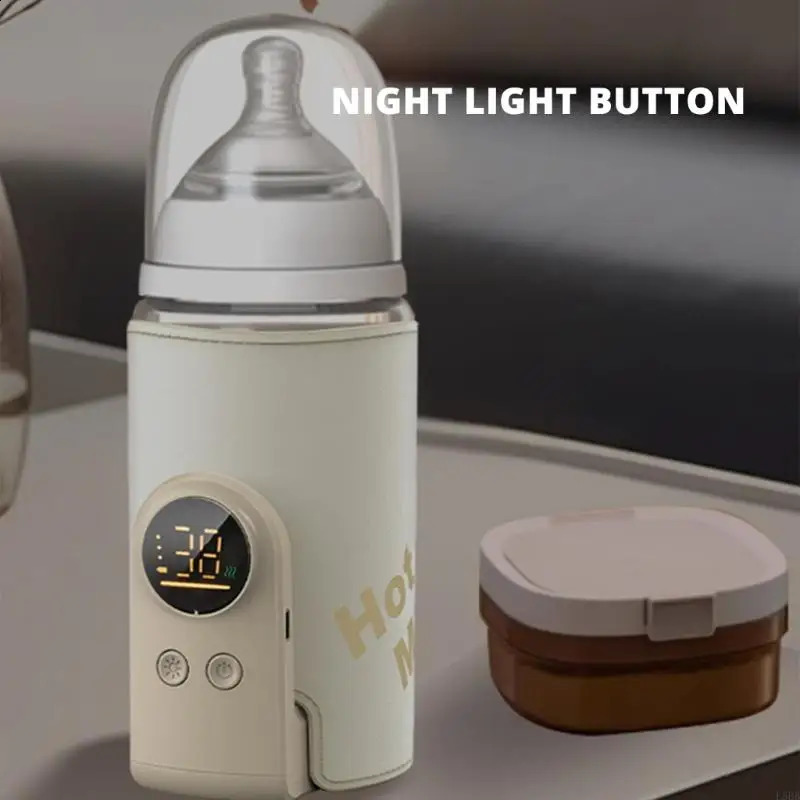 L5BB USB Multifunctional Baby Feeding Bottle Warmer Intelligent Constant Temperature Control Builtin High Capacity Battery 250918