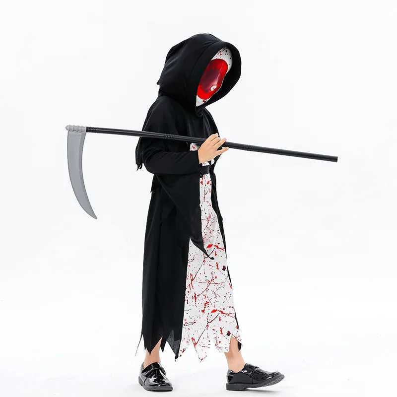New Childrens Halloween Costume For Cosplay Featuring A Devil And Grim Reaper Design Suitable For Stage Performances A Trendy L250918