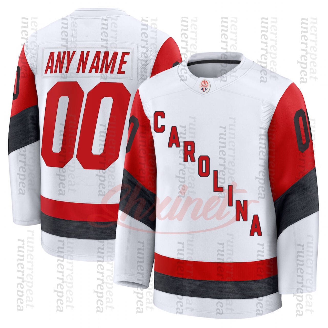 Custom 2025-26 Hockey Jersey Sebastian Aho Andrei Svechnikov Jaccob Slavin Seth Jarvis Brent Burns Mens Womens Youth