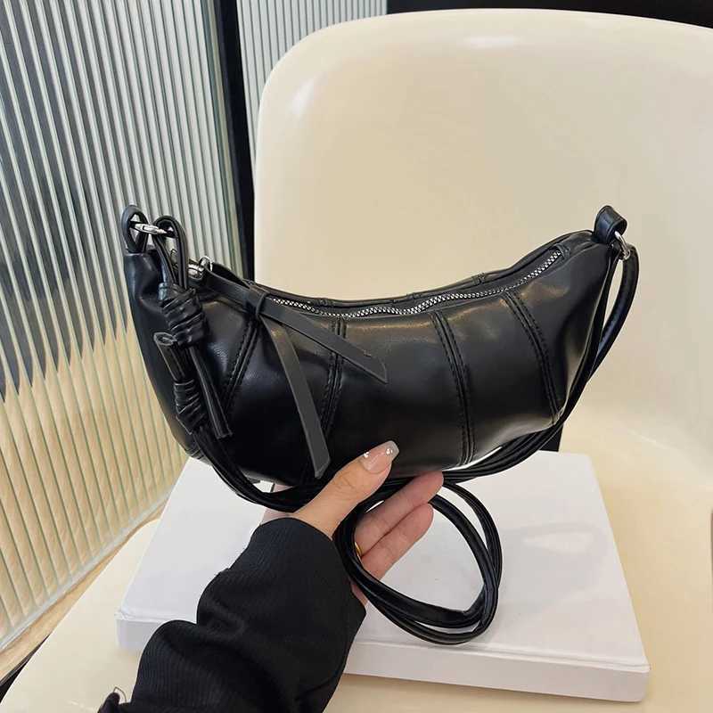 Small Splicing PU Leather Fashion Women Silver Handbags and Purses 2024 Female Vintage Crossbody Bags Trend Shoulder Bags Z250915