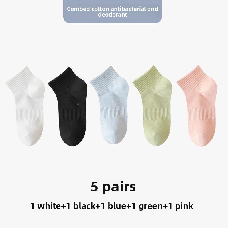 Colorful Waist Cinch Mesh Women, Summer Breathable Odor-Resistant Sweat-Absorbing Thin Mid-Calf Socks for Women