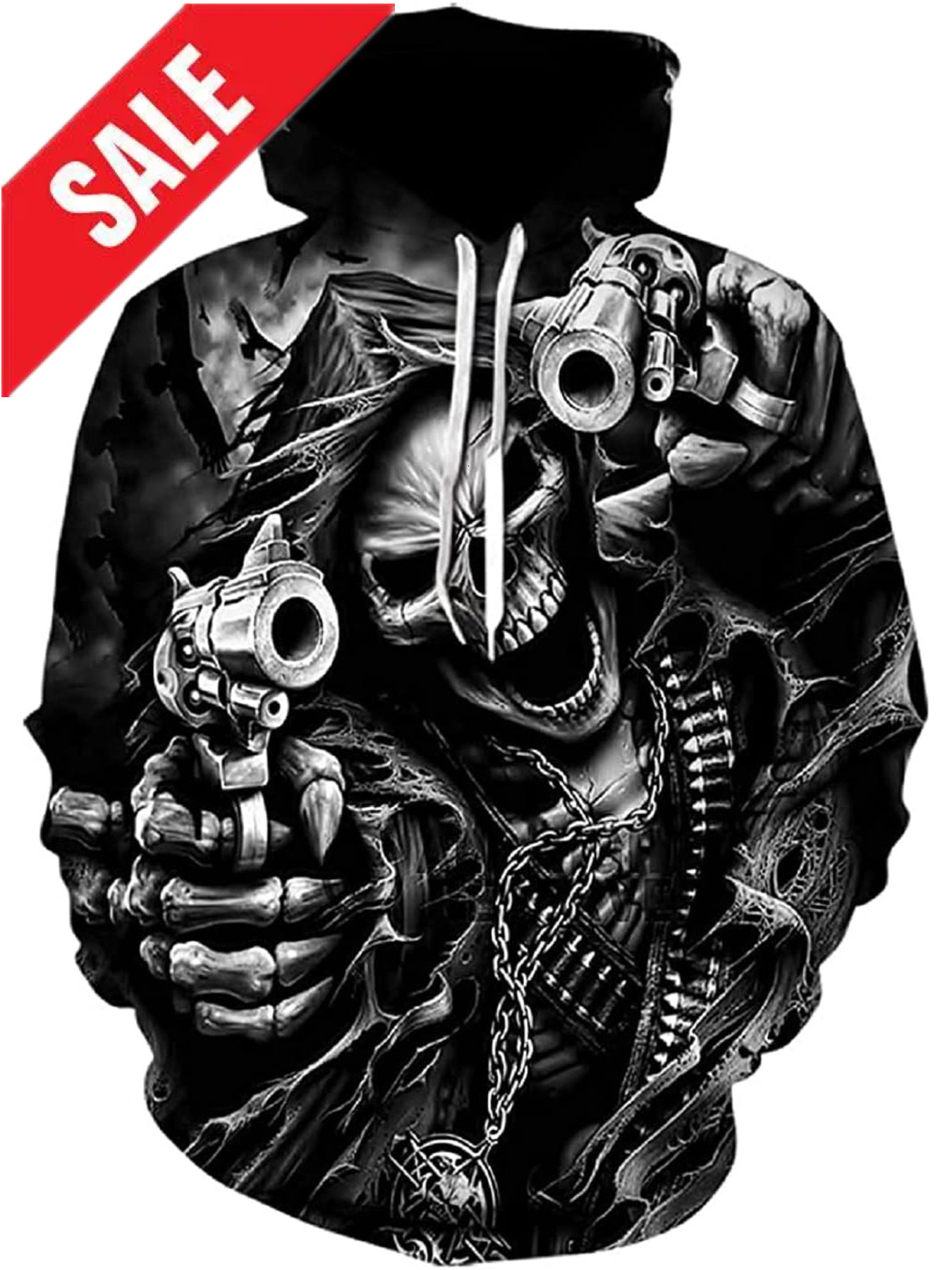 Halloween Hoodie for Mens Women Hoodies 3D Printed Skull Graphic Printed Pullover Sweatshirts with Pocket Graphic Pullover Long Sleeve 2025