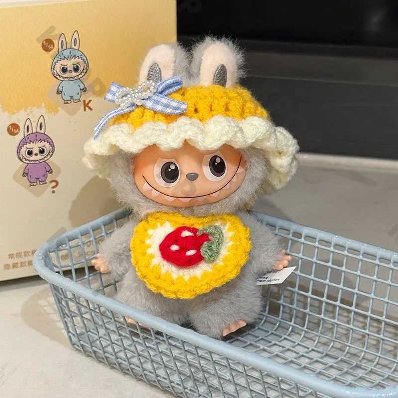 for Labubu 40 Heart Code Doll Clothes Set Cute Handmade Hat Outfit Accessories for 10cm Mini Figure Collection Display C250919
