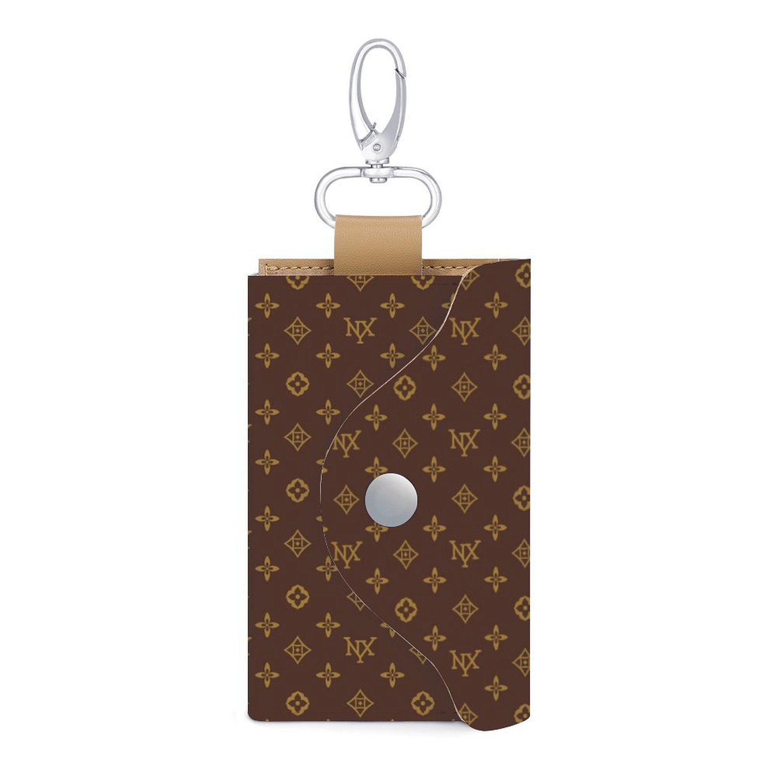 NXY High quality Key Pouch Wallet Purse Womens zippers Wallets Designer bags Card holder Mens fashion classic brown flower Coin Purses with dust bag