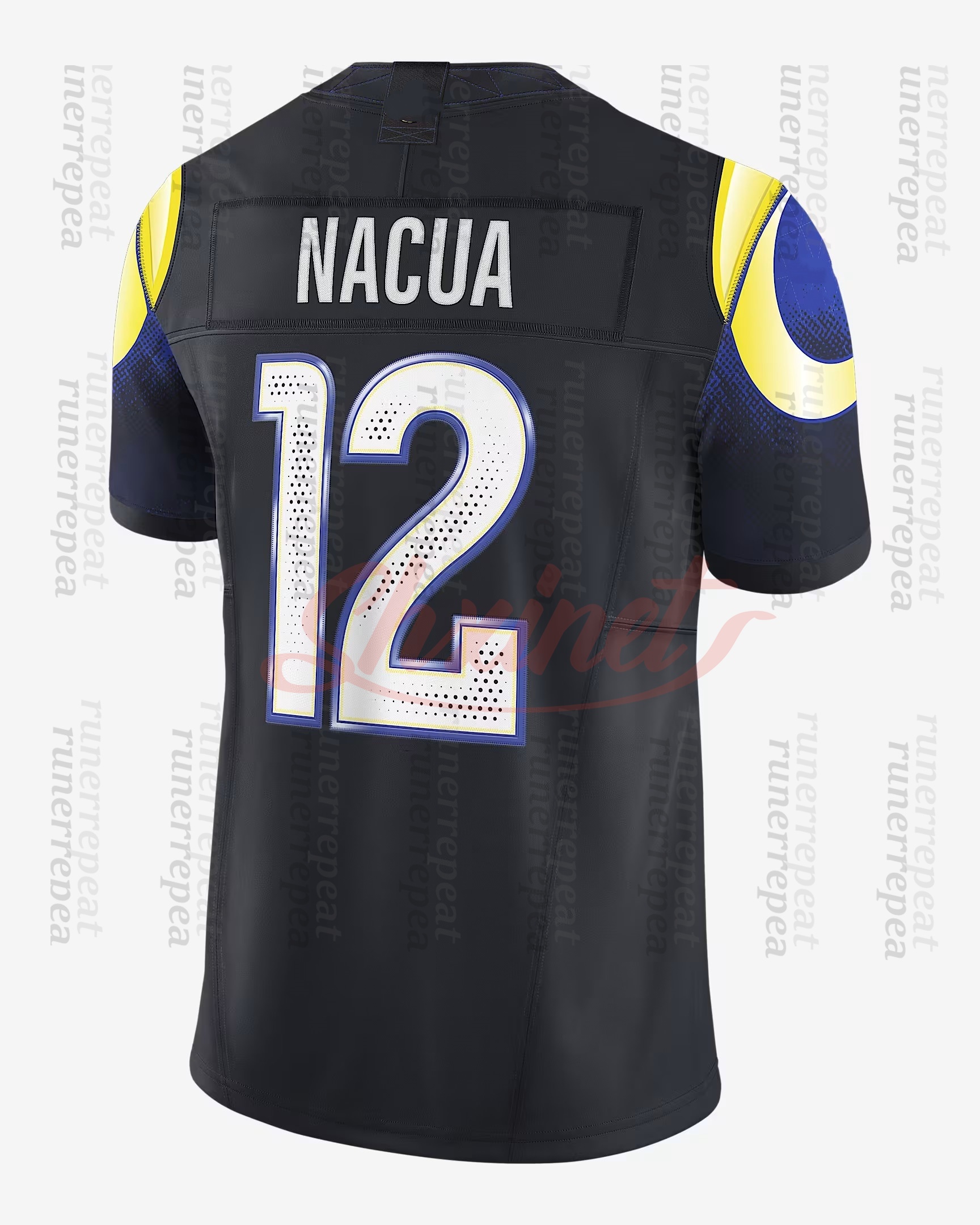 Custom 2025 Rivalries jerseys Matthew Stafford Kyren Williams Aaron Donald Puka Nacua avante Adams Rozeboom Jaylen McCollough Stetson Bennett IV