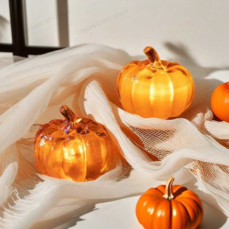 Halloween Pumpkin Light LED Glowing Desk Lamp 2025 Decorations Spooky Party Prop for Home Garden Festive Home Accessories C250919