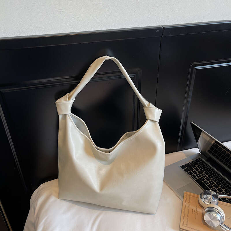 Women's Tote Lazy Style Large Capacity 2025 New Designer Bags Summer High-Value Commuter Soft Leather Shoulder Bag