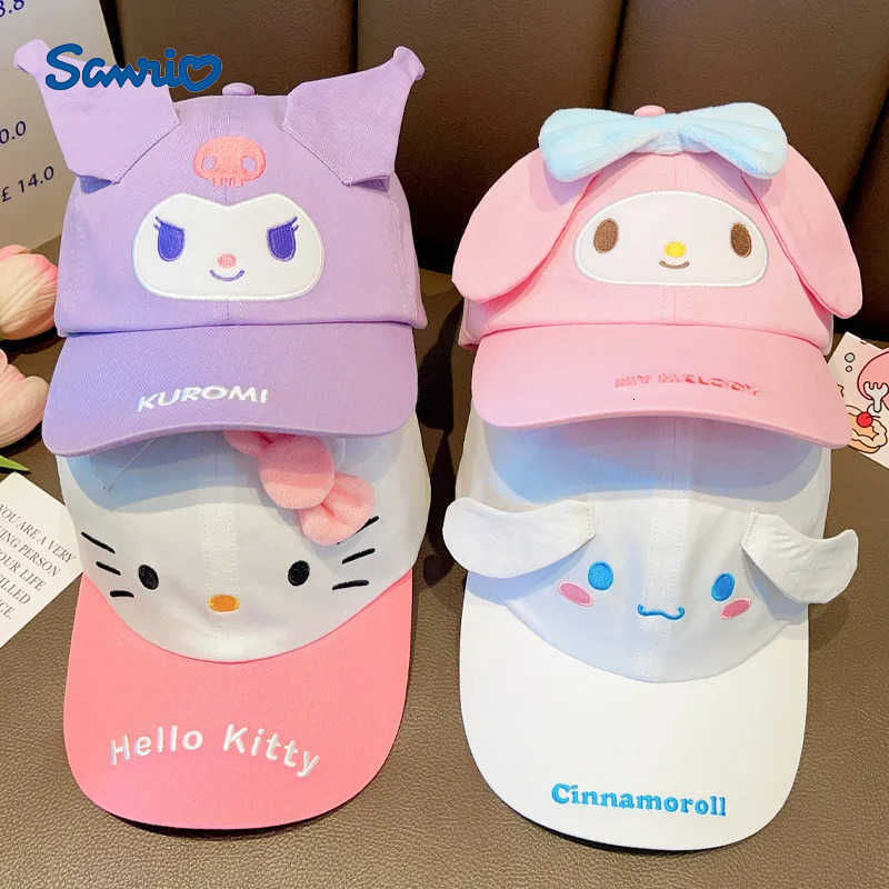 Sanrio Childrens Baseball Cap Cute Cartoon Kulomi Baseball Cap Boys and Girls Spring and Summer Thin Sun Protection Hat L250919
