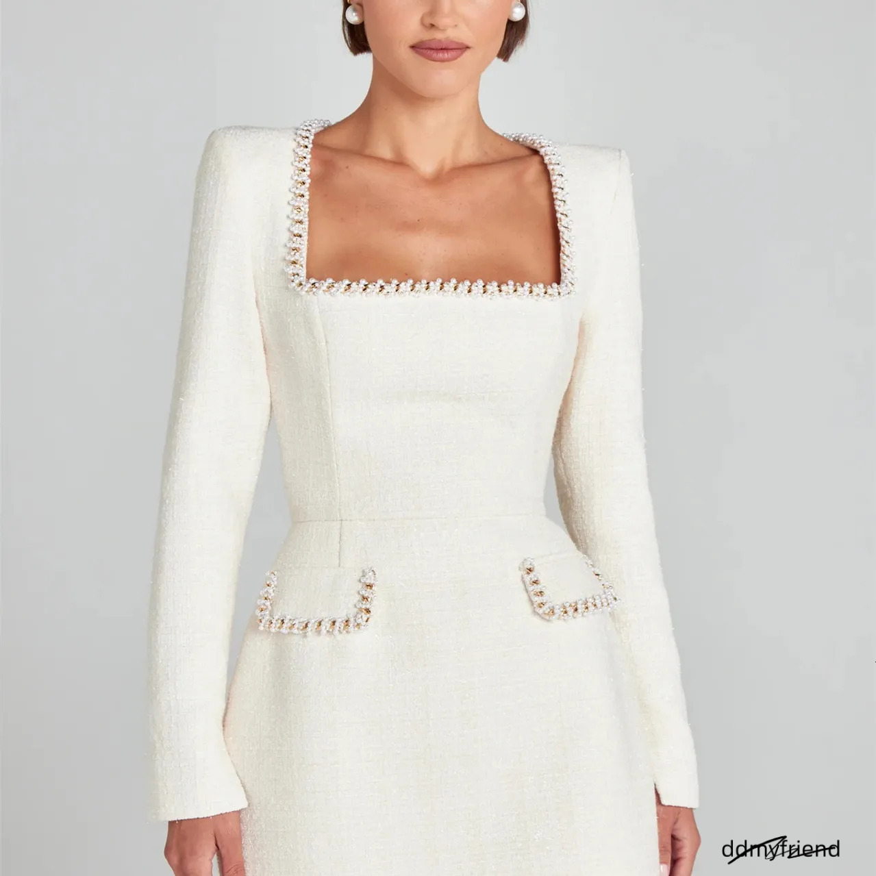 Free Shipping Designer Dress For Women Commuting In One Step Skirt Wrapped Buttocks And Slimming ddmyfriend