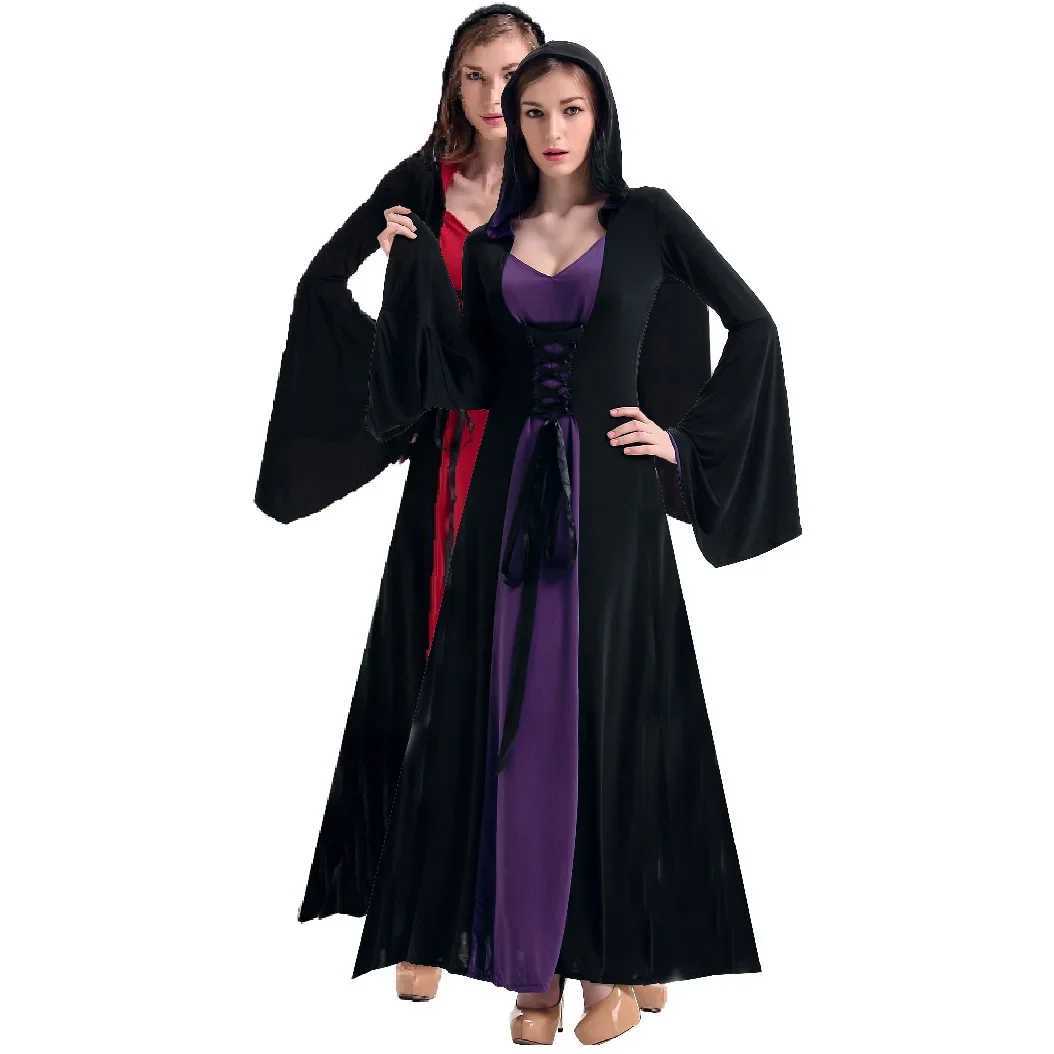 Halloween Carnival Female Mediaeval Dress Cosplay Costume L250918