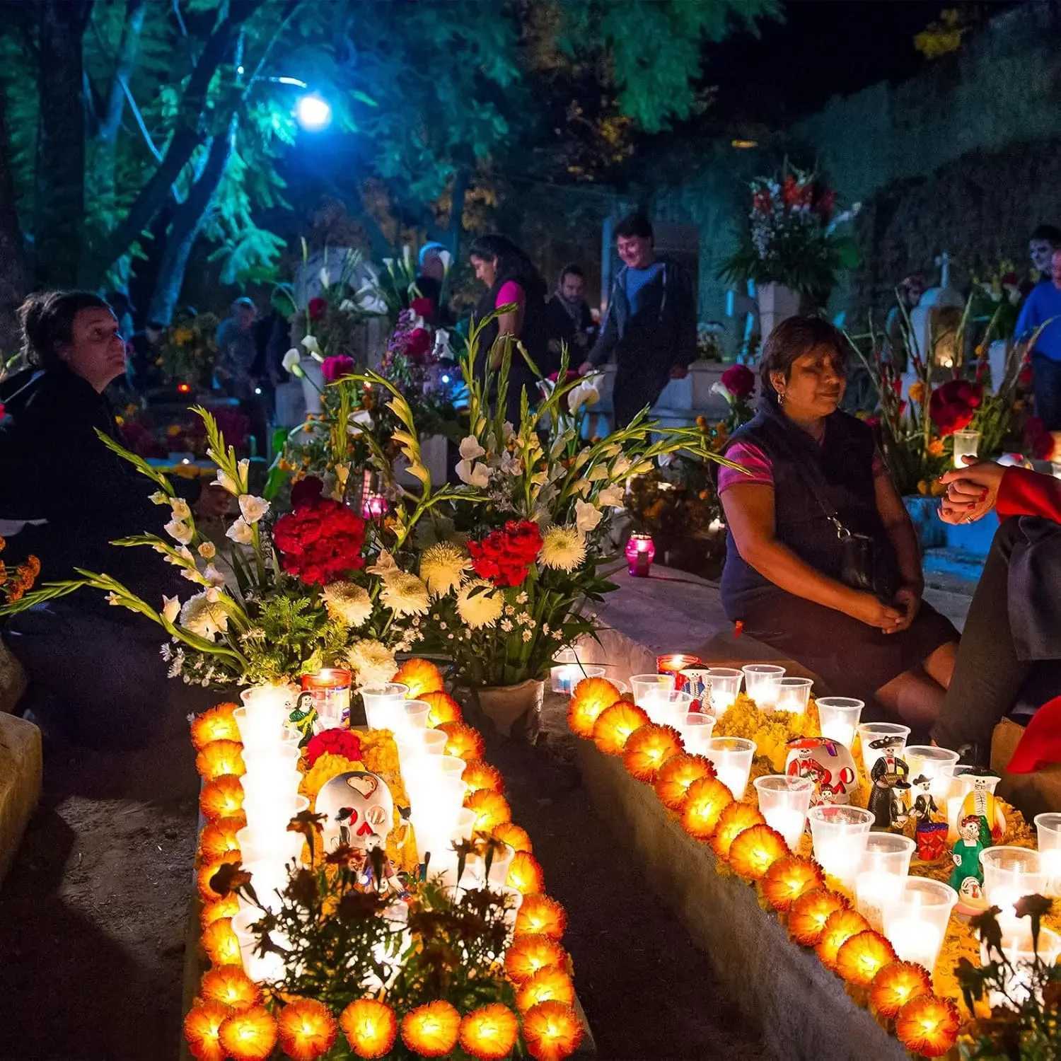 3M Mexican Marigold Artificial Flowers Day of The Dead DIY Home Outdoor Decor Halloween Diwali Party 15m Garland String Lights C250919