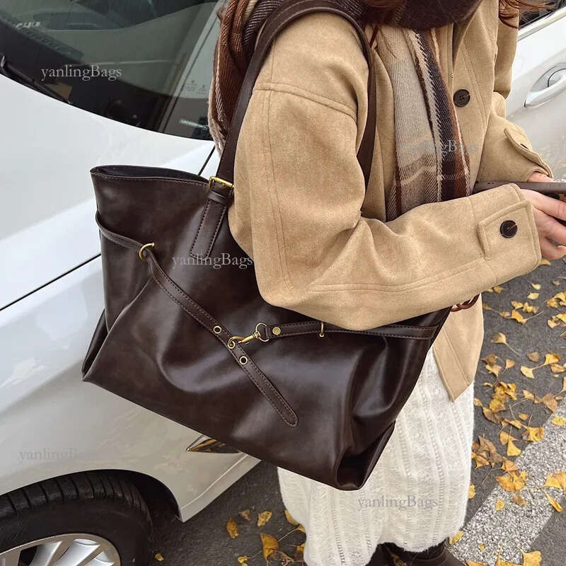 Designer Shoulder Bag High Quality Women's Handbag Leather Elegant Handbag Large Capacity Autumn And Winter Tote Multicolored Bag
