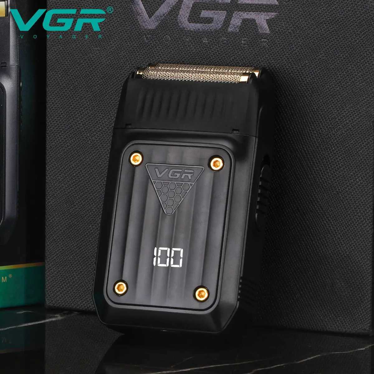 VGR 363 Razor Electric Shaver Professional Hair Trimmer Rechargeable Shaving Barber Beard Trimmer Foil Hair Shaver for Men C250919