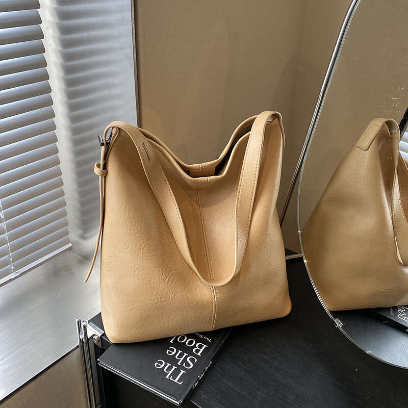 Fashion Casual Large Capacity Commuter Tote for Women 2025 Spring New Simple Underarm Designer Bags High-Value Shoulder Bag