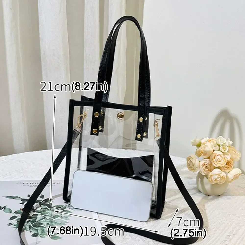 Fashion PVC Jelly Handbag Lightweight with Small Bags Crossbody Bags Waterproof Shoulder Bag WomenXJ250918