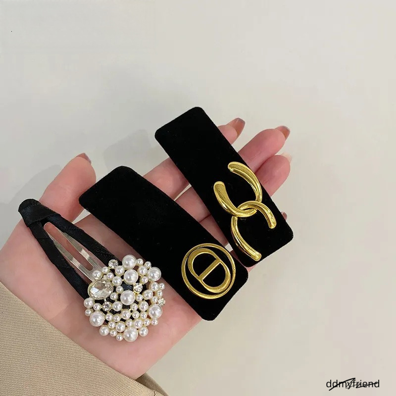 Minimalist Metal Letter For Women, Veet Side Clip, Elegant Internet Celebrity High-End Bangs BB Clip Hair Accessory ddmyfriend ddmyfriend