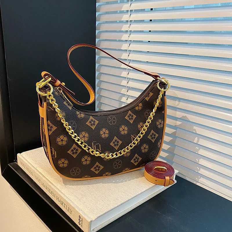 Light Luxury Womens Shoulder Bag Tophandbags Designer Genuine Leather Fashionable Underarm Bag New PU Leather Crossbody BagsXJ250918
