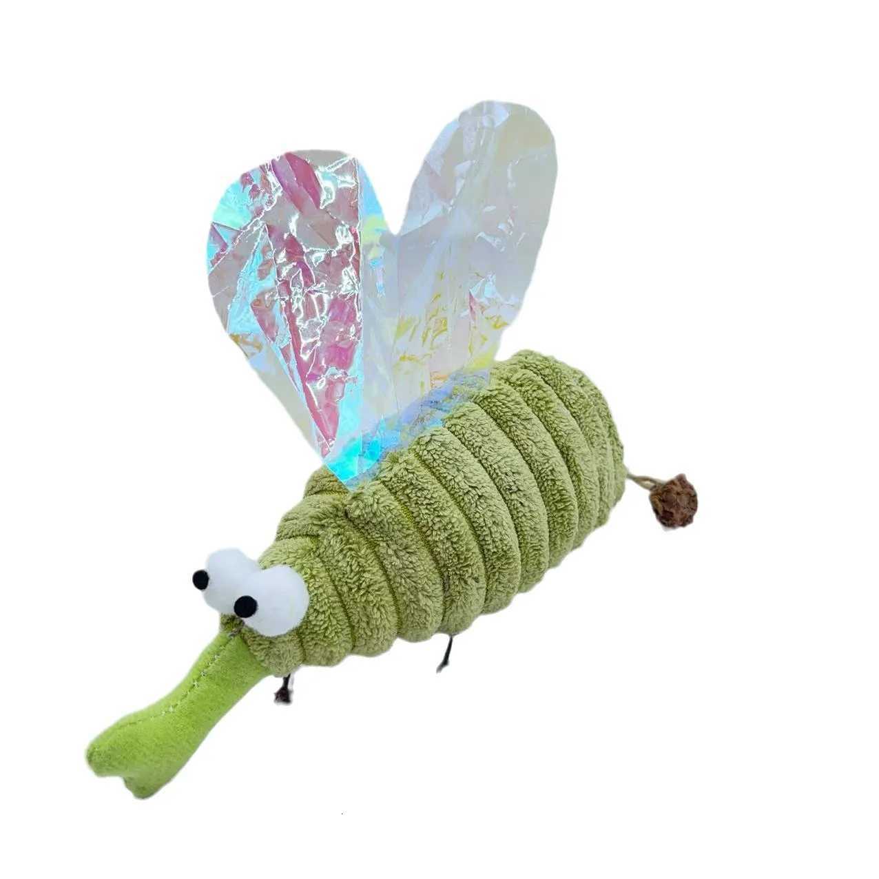 Cat Plush Toy Interactive Catnip Simulated Mosquito Kitten Toy Bite Resistant Teeth Cleaning Pet Catnip Toy Accessories X250918