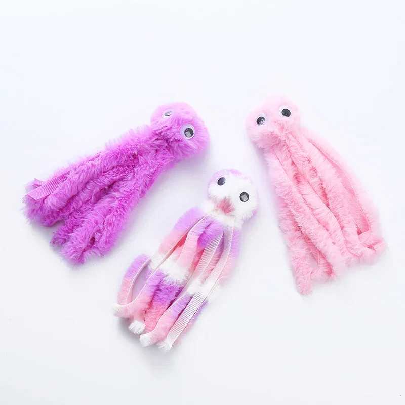 Cat Toy Cute Octopus Plush Toy Bite Resistant Teeth Interactive Play Pet Supplies Cat Dog Toys Octopus X250918