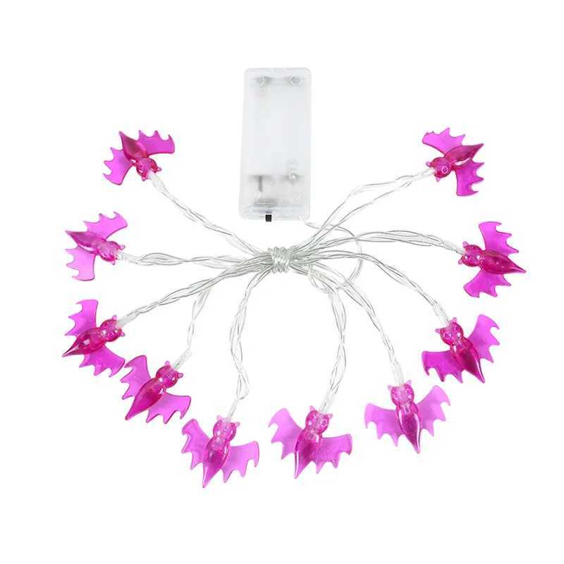 15M 10LED Halloween Pumpkin Lamp Skeletons Lights String Happy Halloween Decoration For Home Bar Halloween Party Decor Props C250919