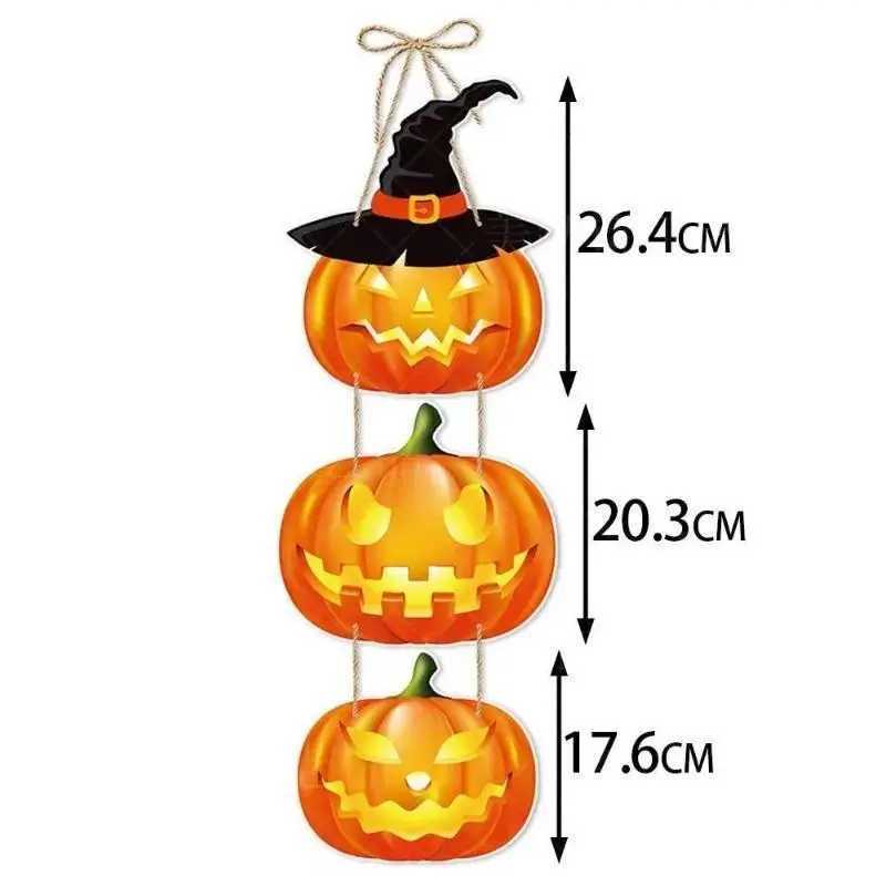 Halloween Decoration Door Hanging Pumpkin Bat Hanging Decoration Halloween Party Decoration Ghost Witch Halloween Door Hanging C250919