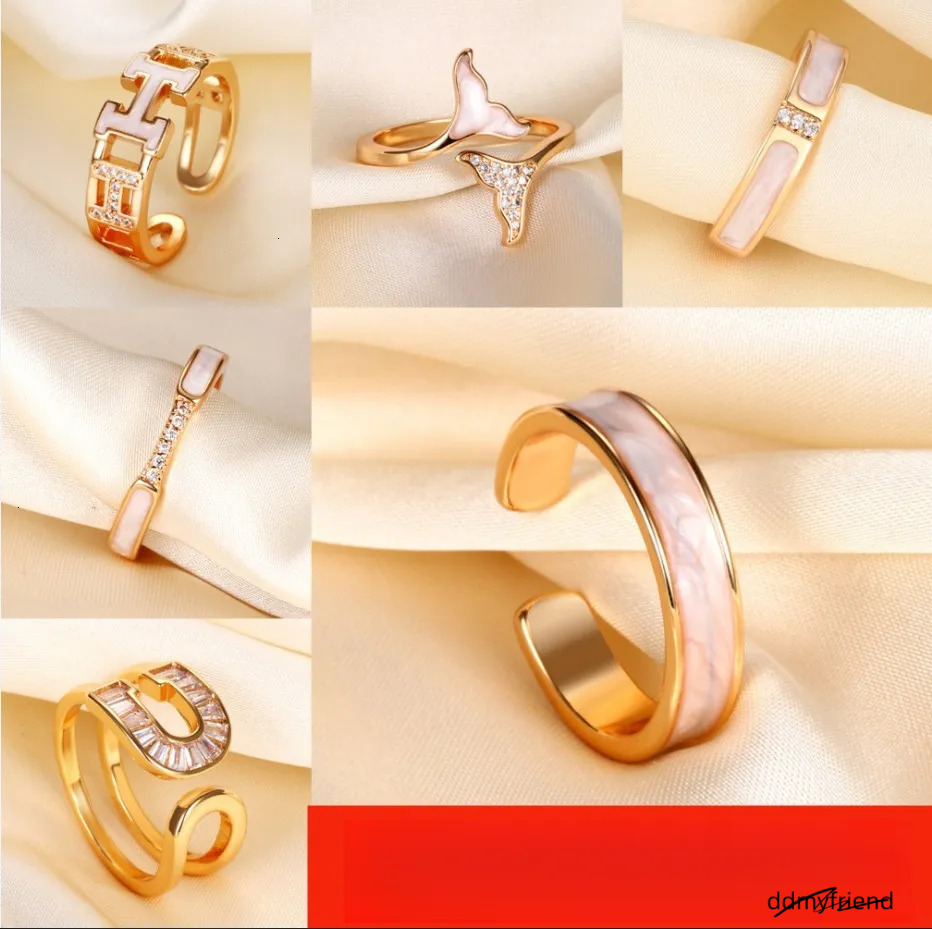 2025 New Light Style Korean Fashion And Elegance Micro-Inlay Designer Jewelry Wedding All-Dia Pearl Mother-Daughter High End Non-Fading Ring ddmyfrien