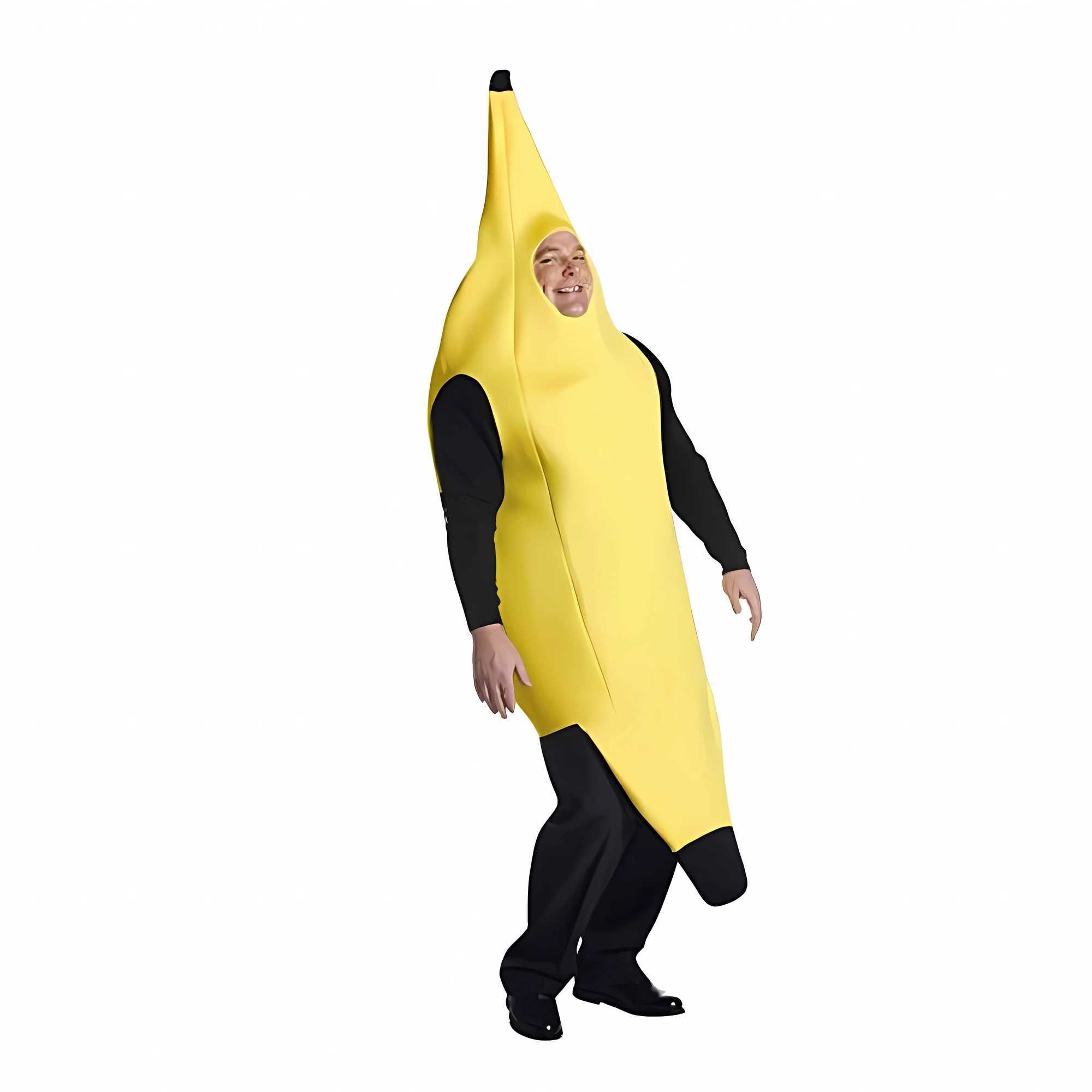 Banana cosplay Halloween Costumes Performance Costume Fruit Banana Costume Performance ParentChild Costume Party Decorations L250918
