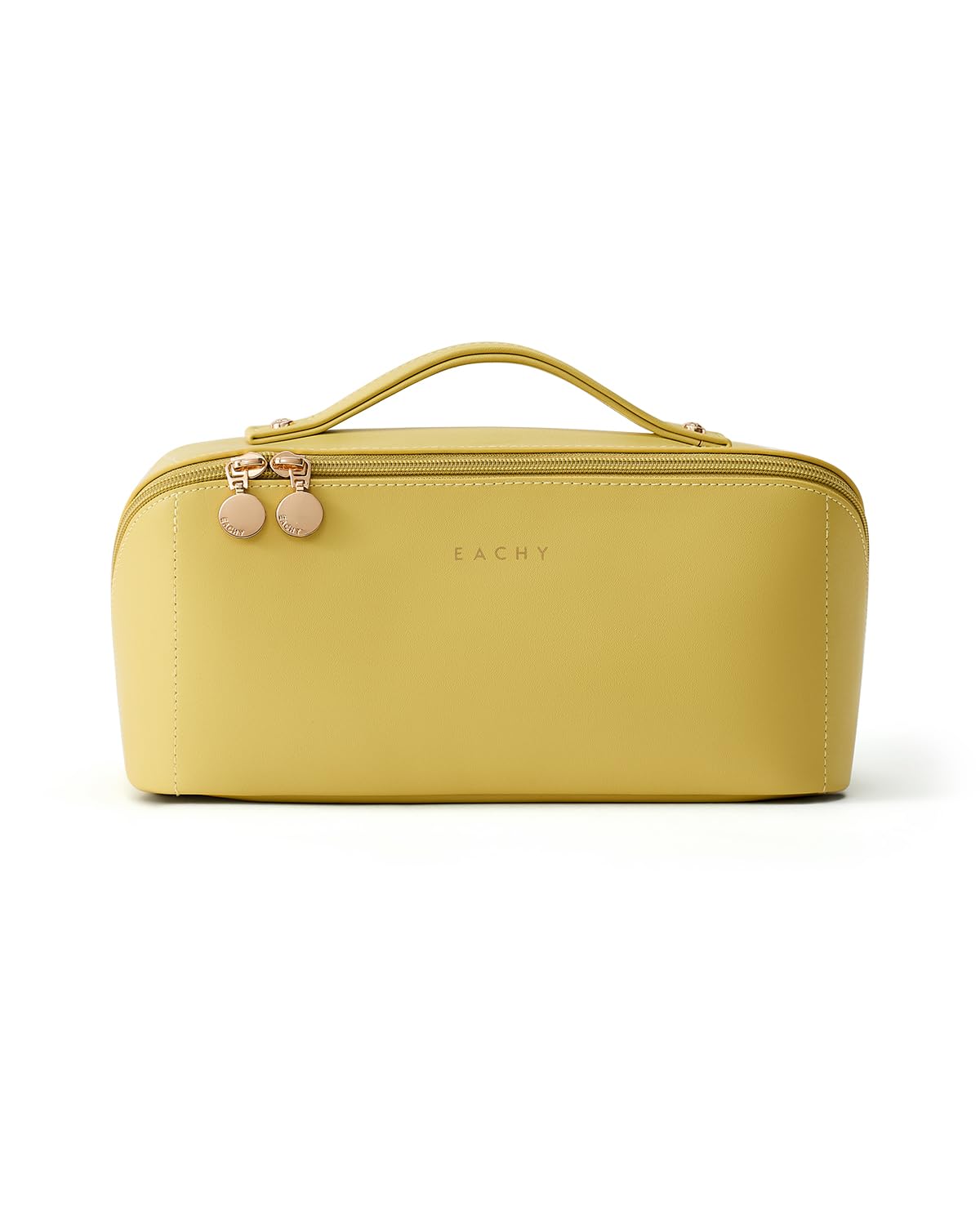 Extra Capacity Waterproof Cosmetic Bag Flat Lay Travel Toiletry Bag Printed Women Makeup Pouch Portable Organizer