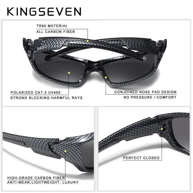 KINGSEVEN Trend Climbing Goggles Polarized Men Hiking Glasses Women UV400 Antiglare Outdoor Sports Eyewear J250919