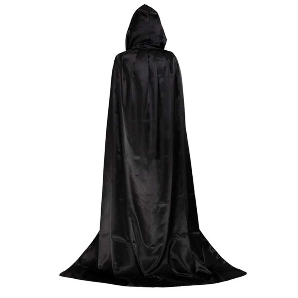 Halloween Capes Robe Long Hooded Halloween Costume Cloak Devil Demon Performance Costume for Children Adult for Halloween Party L250918
