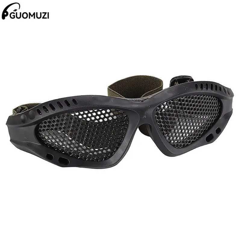 Tactical Paintball Goggles Eyewear Steel Wire Mesh Airsoft Net Glasses Eye Goggle Shock Resistance Eye Game Protector J250919