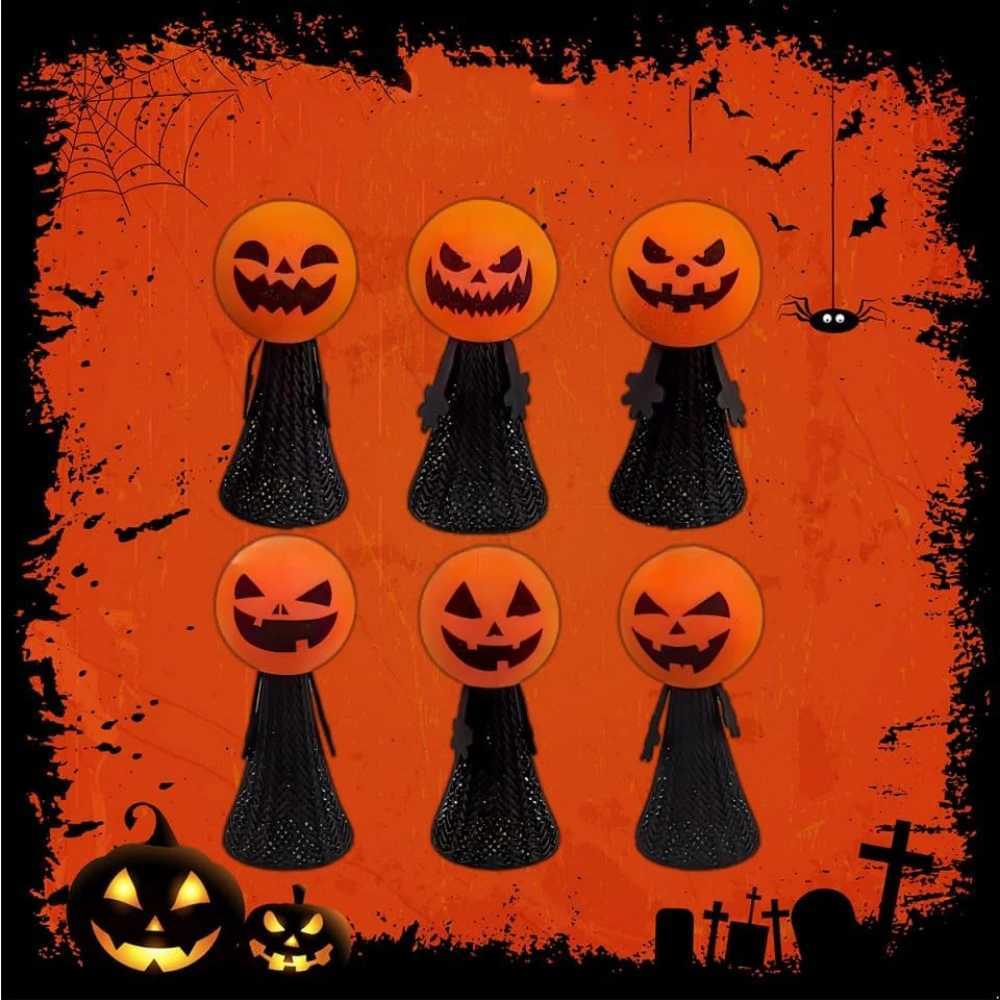 1224 Pcs Black Finger Press Bouncing Man for Halloween Ghost Festival Carnival Party Gifts School Kindergarten Prize C250919