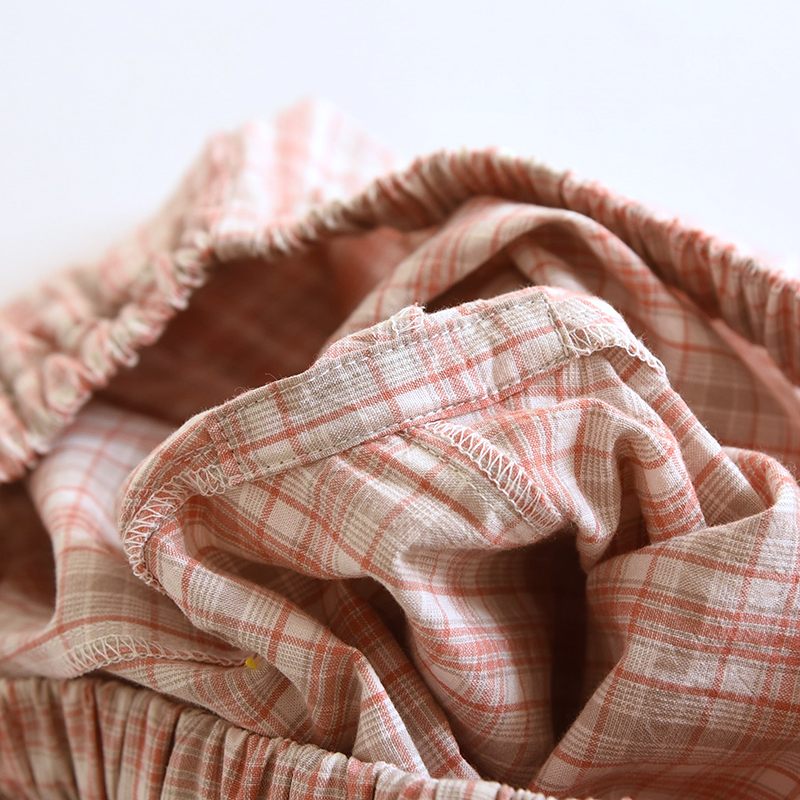 Men's washed cotton shorts, casual elastic waistband drawstring, lightweight summer beach shorts