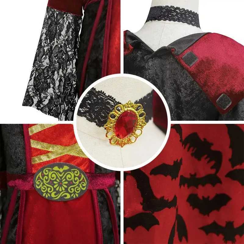 Vampire Costume Halloween Disguise Party Uniforms Girl Cosplay Dress Costumes Children Devil Ghost Clothing Carnival Stage Dress L250918