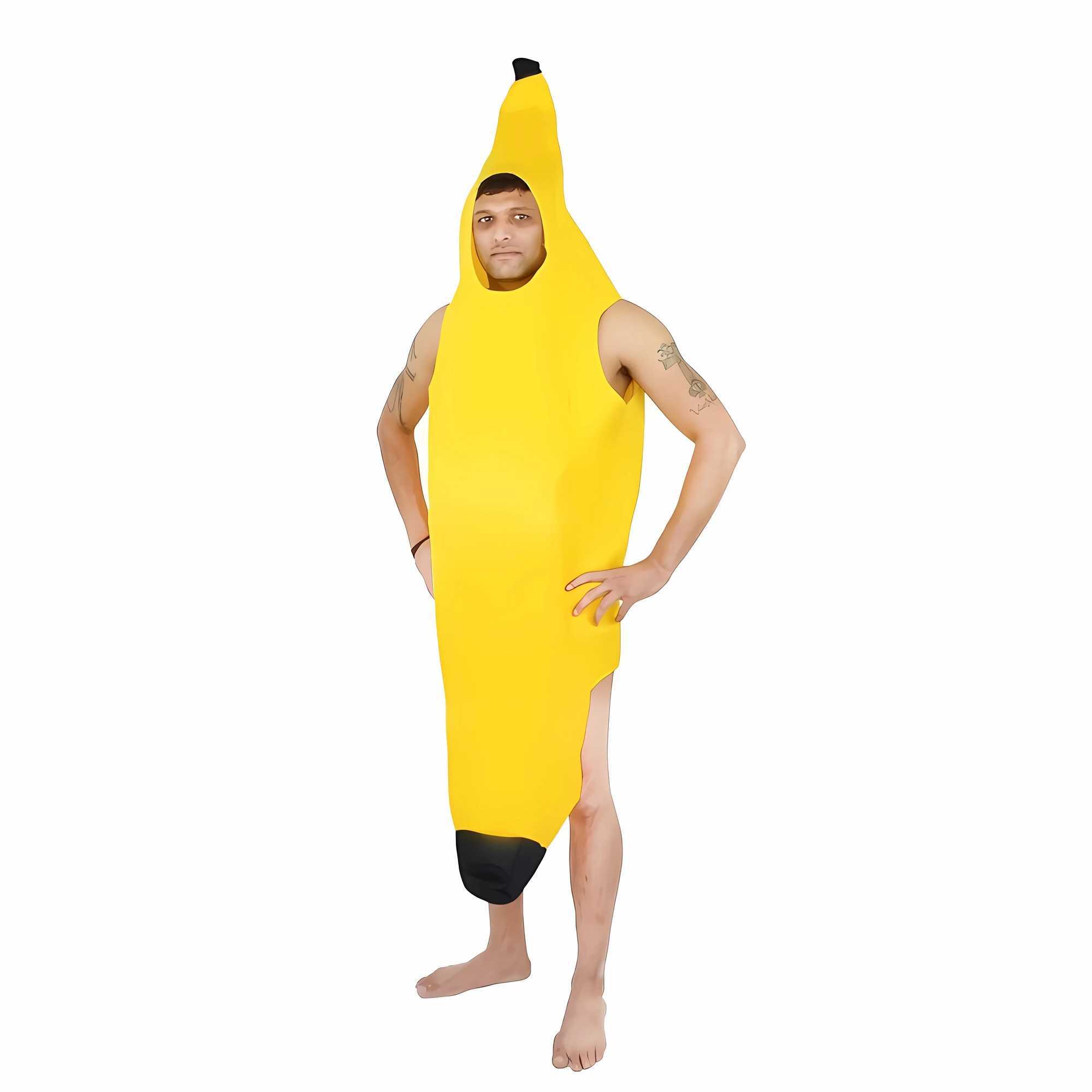 Banana cosplay Halloween Costumes Performance Costume Fruit Banana Costume Performance ParentChild Costume Party Decorations L250918