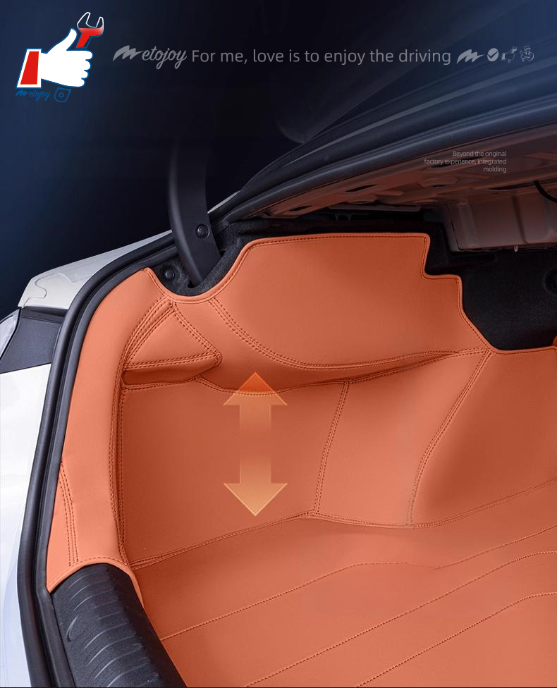 For AION RT 2025 Car Trunk Mat Custom Fit Cargo Mat 3D Shaped Trunk Liner XPE Trunk Protection Mat Chair-Back Protection Mat Rear Trunk Full-surrounde