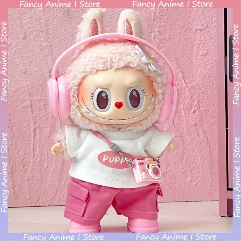 For 17cm Labubu Cute Decoration Little Clothes Dopamine Fashion Clothing Set Kawaii for V1 V2 V3 Labubu Doll Accessories Gifts C250919
