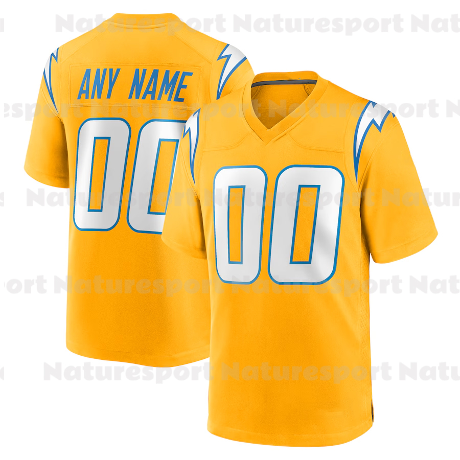Custom 2025 Alternate football jerseys Ladd 15 McConkey Justin Herbert Derwin James Jr. Quentin Johnston Joe Alt